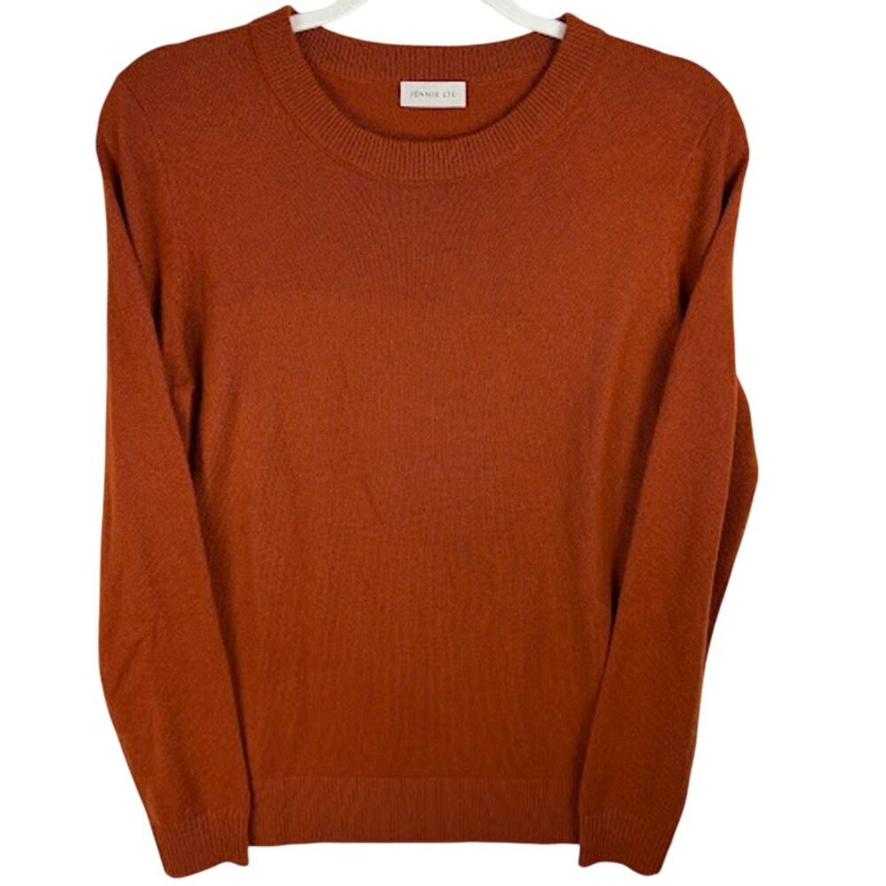 Jennie Liu 100% Cashmere Brown Crewneck Sweater Size M NWOT‎ $139 Retail